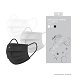 台歐x三麗鷗 成人平面鋼印醫療口罩-黑白色系